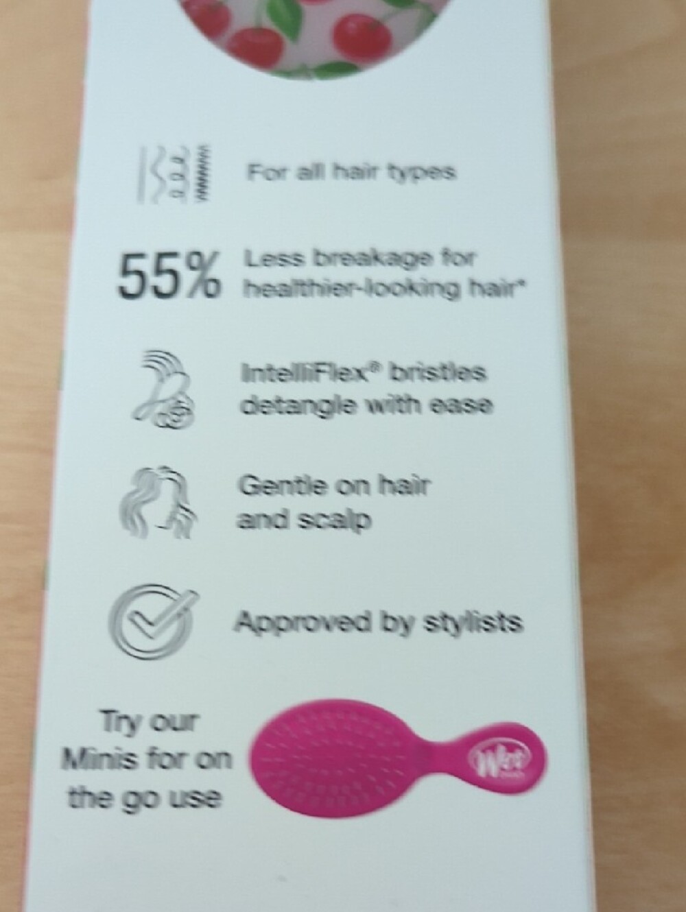 Wet Brush Limited Edition Cherry Original Detangler brand new - Picture 8 of 12